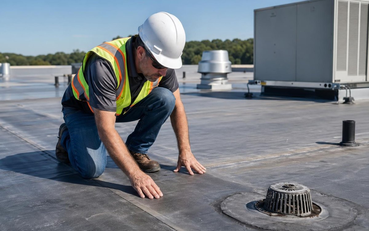 Commercial roofing example