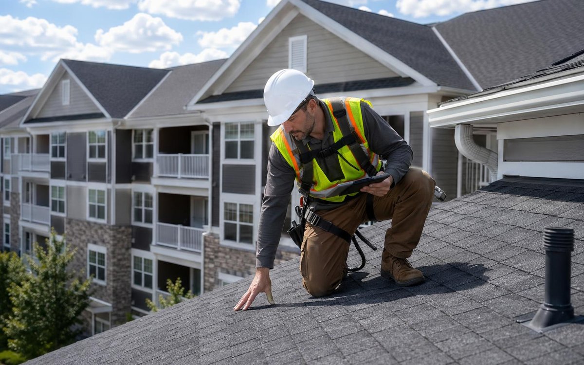 Property management roofing example